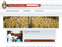 Tablet Screenshot of fr.virgofloscarmeli.org